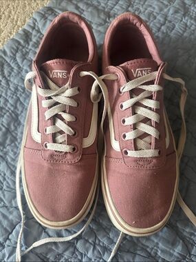 Vans Old Skool Mauve Pink Sneakers with White Stripe